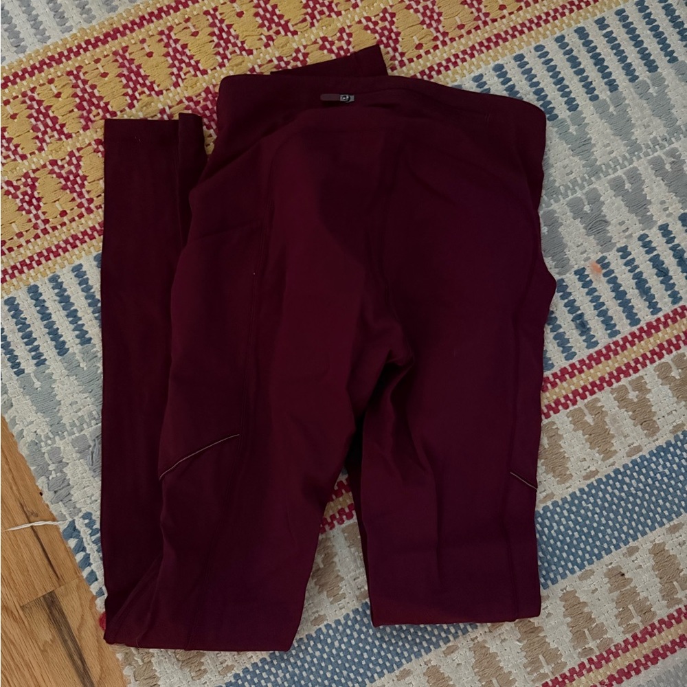 lululemon athletica Burgundy Leggings